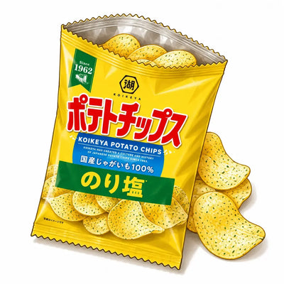 ポテトチップス：<br>Seaweed & Salt Chips