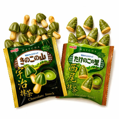 きのこの山＆たけのこの里：<br>Kinoko & Takenoko Matcha