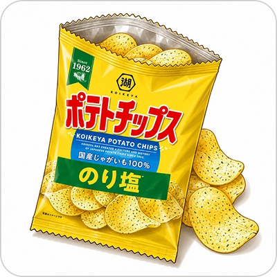 ポテトチップス：<br>Potato Chips